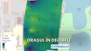 Orșova, orașul măsurat în decibeli: ce arată harta zgomotului realizată de studenți și profesori