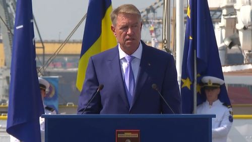 Iohannis, la Ziua Marinei: E necesar un nivel superior de ambiție inclusiv în domeniul apărării, pentru a face față provocărilor. În 2023 vom aloca 2,5% din PIB pentru apărare / Marea Neagră este zonă de interes strategic NATO. 5.000 de militari aliați sunt în România