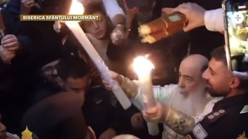 Sfânta Lumină de la Ierusalim a ajuns în România