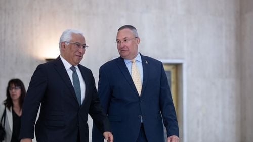 UPDATE Premierul Portugaliei, vizită de lucru în România. Antonio Costa a fost primit de premierul Ciucă la Palatul Victoria