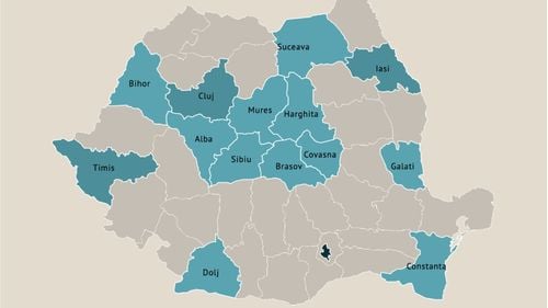 EXCLUSIV Câte teste pentru coronavirus se fac în România, defalcat pe județe și centre de testare / În total, sunt 32 de centre în 14 județe și în București, cu o capacitate de procesare de aproximativ trei mii de probe pe zi / Un singur județ din sud dispune de centru de testare / Peste jumătate din probe au fost prelucrate în București