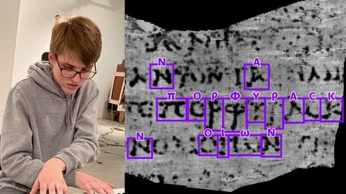 Un document vechi de aproape 2.000 de ani a fost descifrat cu ajutorul inteligenței artificiale de un tânăr american