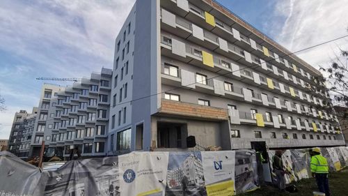 VIDEO Cum arată șantierul noului cămin studențesc care se construiește la Timișoara / Investiția este de 30 de milioane de euro, prin Compania Națională de Investiții