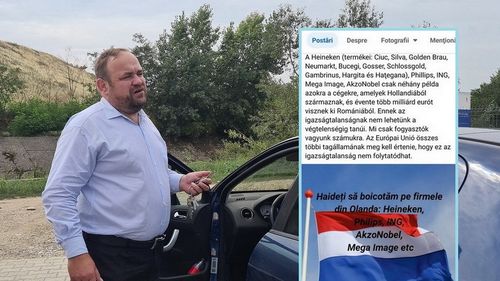 Bihor: Primarul din Lugașu de Jos s-a apucat de politică externă și cere boicotarea produselor olandeze / Locuitorii comunei sale plătesc cel mai mare preț din țară pentru apă