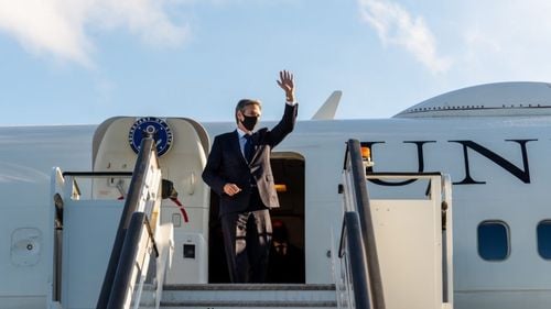 Blinken a sosit la Kiev, unde va anunța un ajutor de un miliard de dolari pentru Ucraina