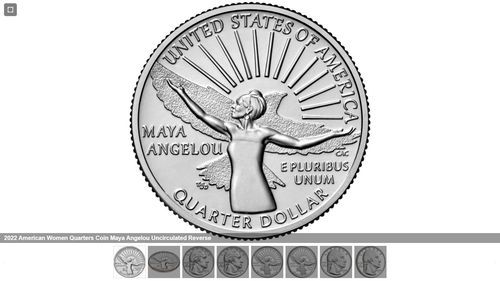 VIDEO Chipul poetei și activistei pentru drepturi civile Maya Angelou, pe monedele de 25 de cenți din SUA