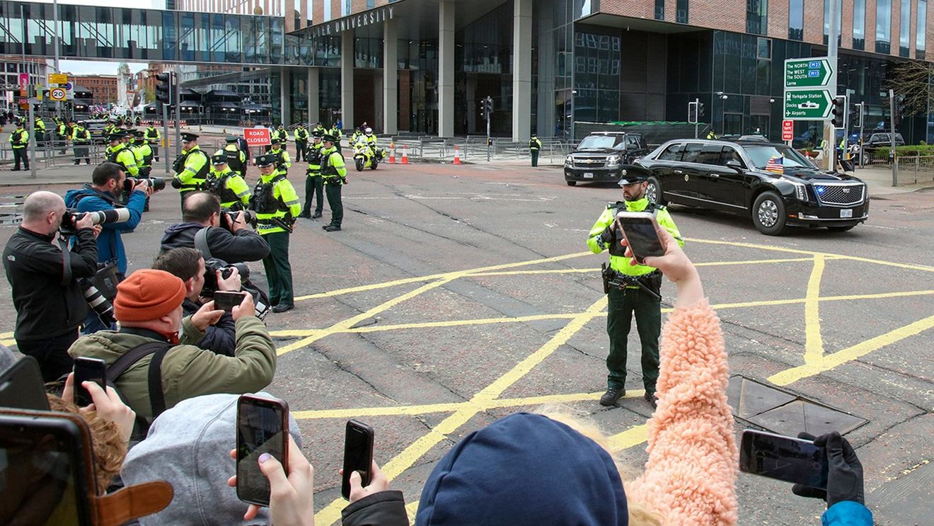 Un document ”top secret” cu itinerariul lui Joe Biden și desfășurarea forțelor de poliție, găsit pe străzile din Belfast/ Președintele american vizitează joi satul natal al familiei sale din Irlanda