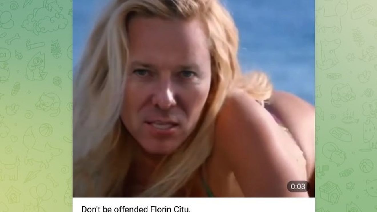 VIDEO Hakerii din gruparea pro-rusă Killnet au trucat imagini cu Florin Cîțu în rolul unei blonde din serialul Baywatch / Replică la ironiile președintelui Senatului pe seama hackerilor care l-au confudat cu Marcel Ciolacu