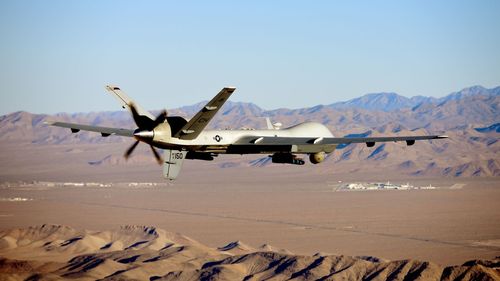 VIDEO Rebelii houthi din Yemen susțin că au doborât o altă dronă americană MQ-9 Reaper