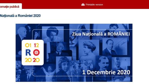 Evenimente online organizate de misiunile diplomatice și oficiile consulare românești pentru Ziua Națională