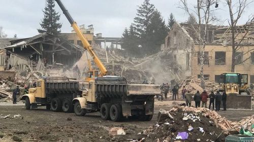 Nouă persoane au murit şi 57 au fost rănite în atacul forţelor ruse de la Iavoriv