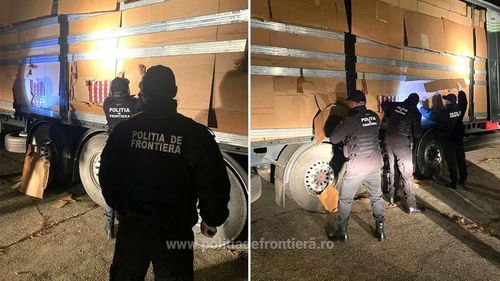 Percheziţii în judeţele Mehedinţi şi Arad, la persoane suspectate de contrabandă / Ar fi introdus tutun şi ţigări în ţară, cu un singur transport fiind produs un prejudiciu statului de peste 4,7 milioane de lei