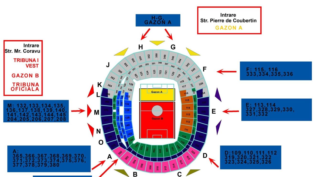Program și regulament de acces concert GUNS N’ ROSES, Arena Națională București (Parteneriat)