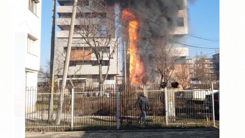 UPDATE Incendiu la o sală de sport din Iași / 20 de persoane au fost evacuate