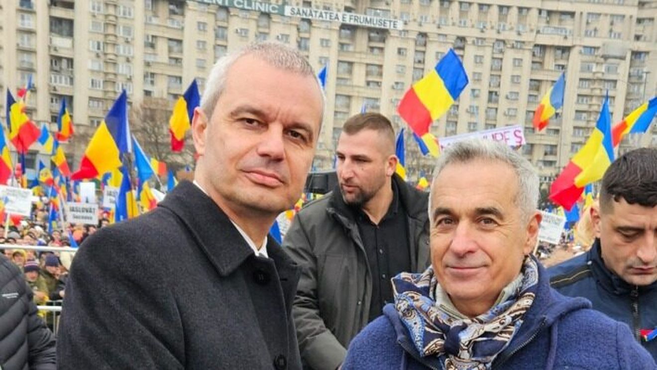 Un politician bulgar pro-rus care cere ieșirea din UE și NATO a vorbit pe scenă la mitingul pro-Călin Georgescu. Kostadin Kostadinov vrea ca Bulgaria să anexeze o bucată din Republica Moldova