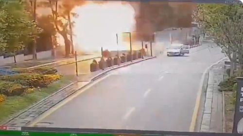 VIDEO Momentul atacului terorist de la Ankara, surprins de camerele de luat vederi