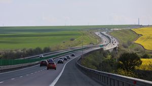 UPDATE Circulaţia pe autostrada A2 Bucureşti - Constanţa a fost reluată după producerea unui accident rutier