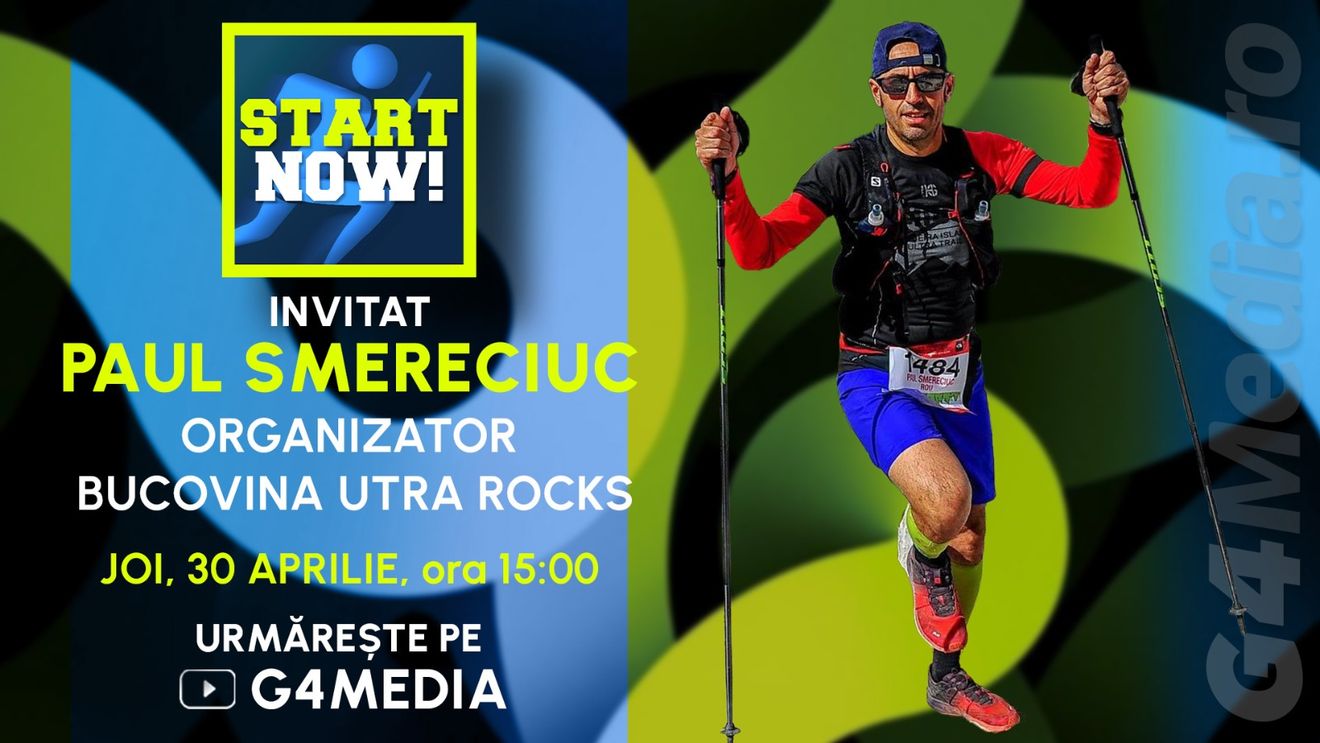 Povestea din spatele Bucovina Ultra Rocks, astăzi pe G4Media - Competiția care a pus România pe harta ultra trail-ului mondial: invitat Paul Smereciuc, organizator