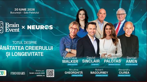 Totul pentru sănătatea creierului tău într-un singur eveniment, Brain Event, 20 iunie 2026 (P)