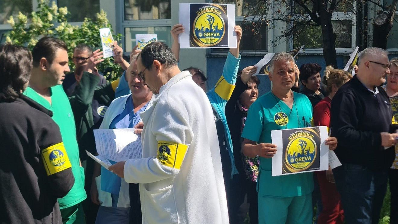 Grevă de avertisment în mai multe spitale din București, Brașov, Galați, Giurgiu și alte orașe