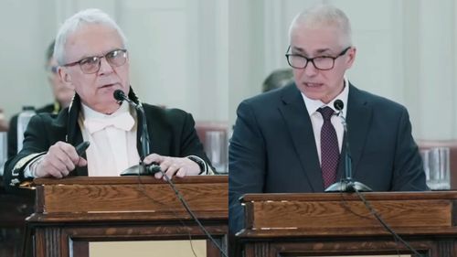 „Un pic de decență ar fi fost mai potrivită” – avertizează Marius Andruh, după ce singurul ministru acuzat de plagiat a ținut un discurs la aniversarea Academiei Române