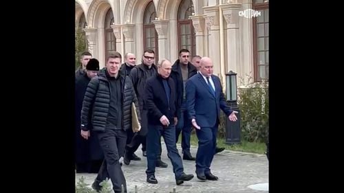 BREAKING VIDEO Vladimir Putin a sosit în Crimeea / Vizita marchează împlinirea a nouă ani de la anexarea ilegală a peninsulei ucrainene