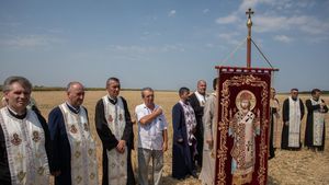 O mănăstire organizează o procesiune cu moaște în Teleorman ca să cheme ploaia