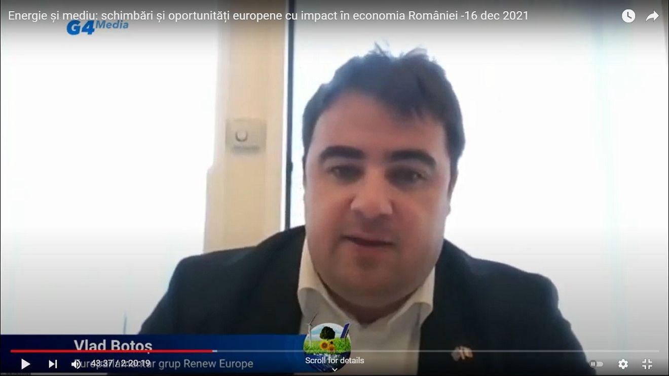 VIDEO Vlad Botoș: Mai multe fonduri din PNRR vor ajunge la companii dacă statul va face investiții masive