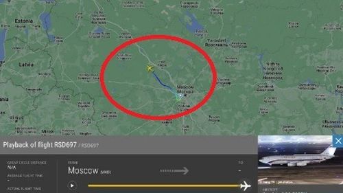Avionul lui Vladimir Putin ar fi părăsit Moscova și ar fi ajuns la una dintre reședințele dictatorului de la Kremlin, în Sankt Petersburg/ Purtătorul de cuvânt Dmitri Peskov neagă informația