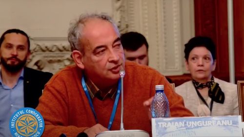 VIDEO Traian Ungureanu, fost jurnalist și europarlamentar, vorbitor la conferința AUR: ”UE pierde în fiecare zi războiul ruso-american din Ucraina” / ”Misiunea noastră este de a readuce cultura europeană acolo de unde a fost izgonită”