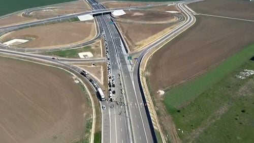 Autostrada București Sud: CNAIR a deschis lotul de 13 kilometri dintre Jilava și Popești-Leordeni/ Pistol: Încă 10 kilometri până la Autostrada Soarelui, cel târziu în iulie