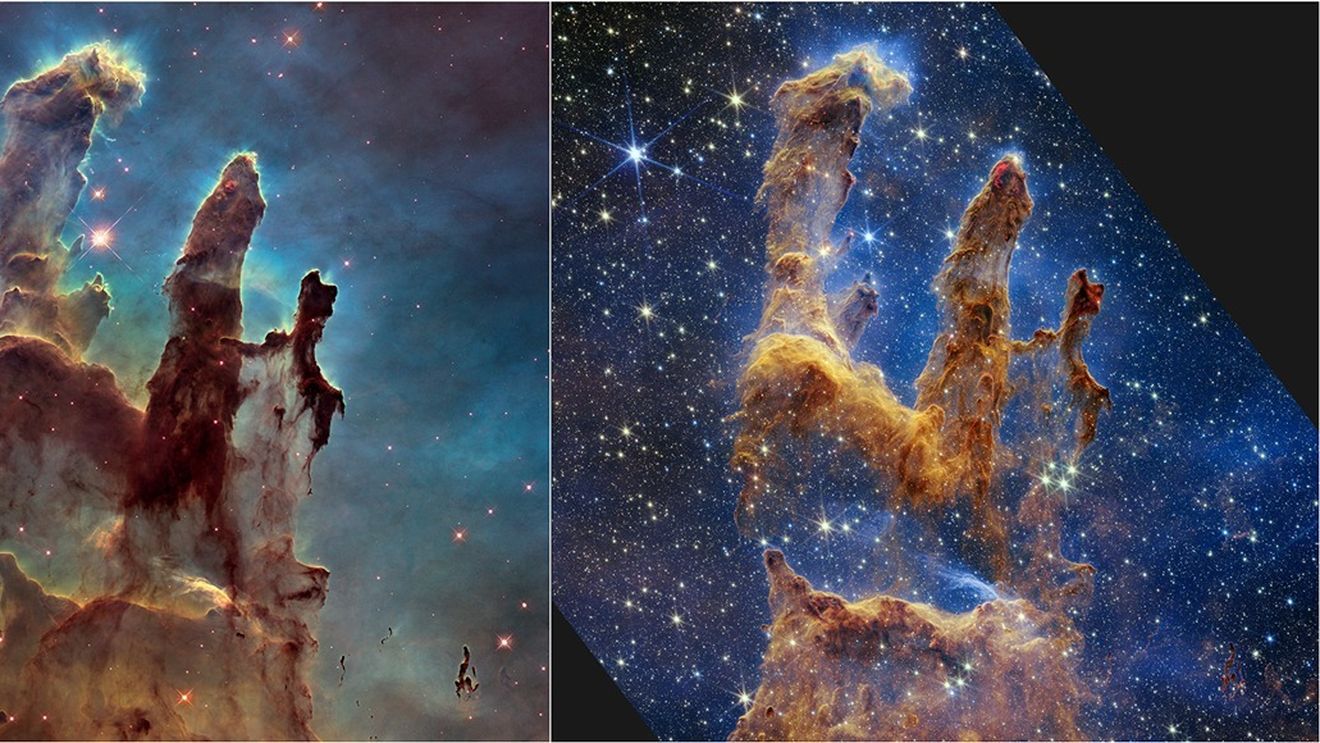 Telescopul James Webb al NASA surprinde o nouă imagine uluitoare a Stâlpilor Creației