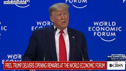 VIDEO Trump, după apelurile Gretei Thunberg la Davos: Trebuie să-i respingem pe eternii profeţi pesimişti şi predicţiile lor ale apocalipsei
