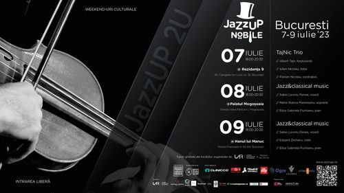 Nobile JazzUP aduce magia muzicii jazz în trei destinații culturale remarcabile: București, Constanța și Valea Prahovei (Parteneriat)