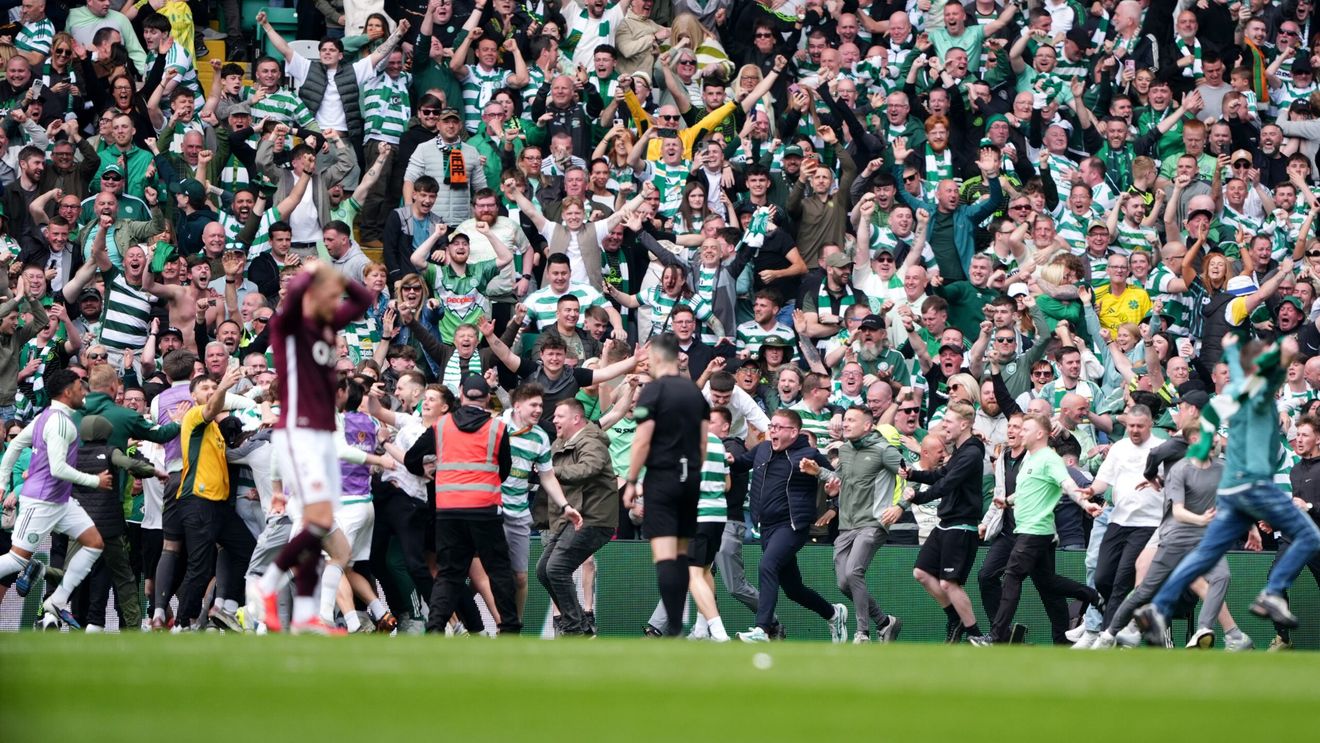 Hegemonia Glasgow continuă în Scoția: Hearts s-a prăbușit pe finalul meciului cu Celtic și alb-verzii sunt campioni