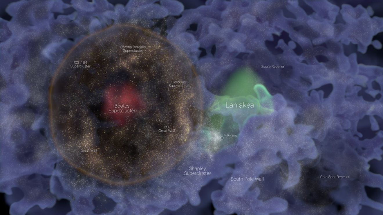 Astronomii au descoperit în premieră o „bulă de galaxii”, o structură cu o mărime colosală ce datează din primele epoci ale Universului, în urmă cu 13,8 miliarde de ani