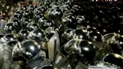 Protestele din Georgia: 66 de arestări, 50 de polițiști răniți