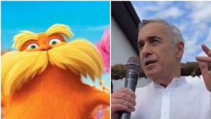 Călin Georgescu, baie de mulțime la Domnești, în Argeș / A vorbit în discursul său despre„Grădina Maicii Domnului”, despre românii jefuiți de munca lor și a încheiat apoteotic cu o reinterpretare a unui citat dintr-un film de desene animate