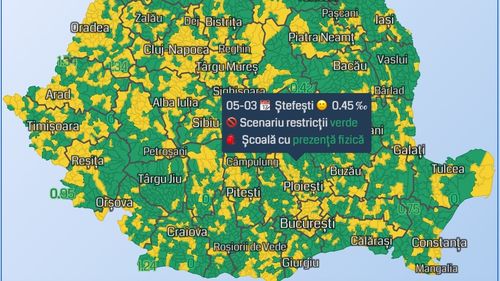HARTA scenariilor după care se redeschid școlile pe 5 mai, în fiecare localitate, creată de cercetătorii Universității “Babeș Bolyai”