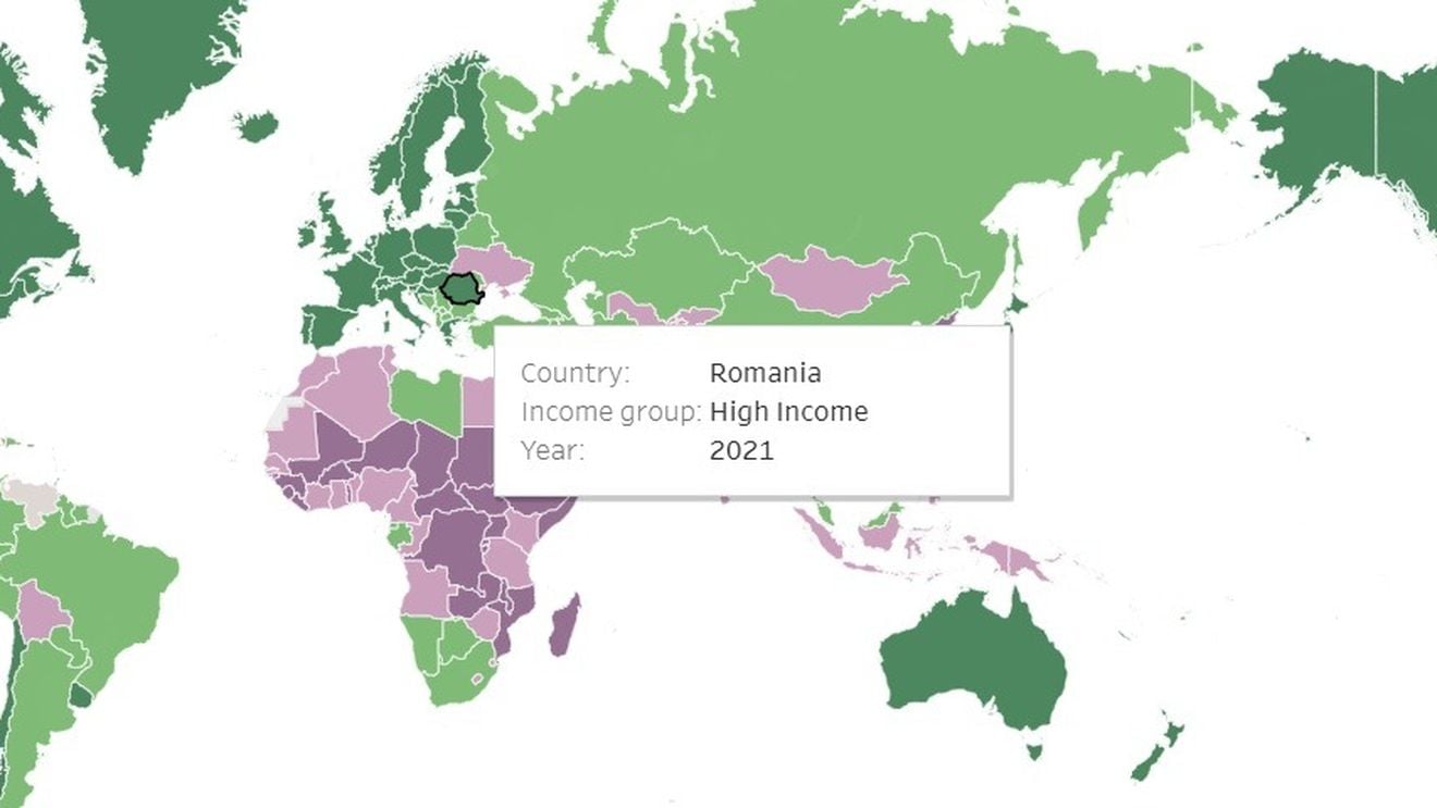 BREAKING România a reintrat în grupul țărilor cu venituri mari, după revenirea puternică din 2021