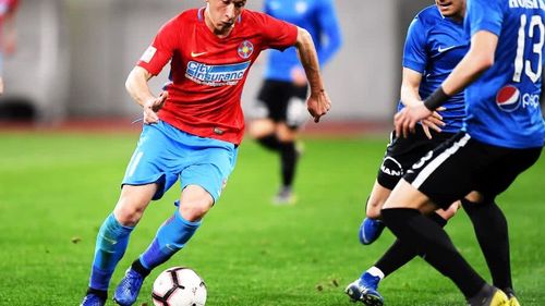 VIDEO Imagini rare cu vedeta lui FCSB, Olimpiu Moruțan. Fotbalistul făcea spectacol pe teren încă din competițiile de juniori