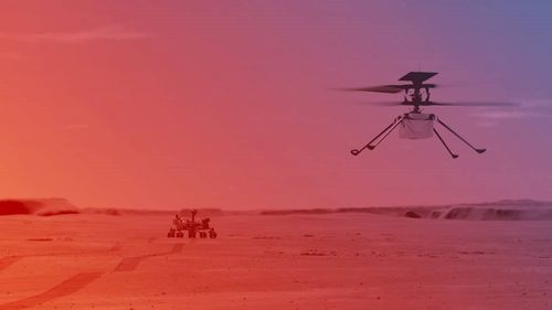 NASA: Primul zbor pe Marte al mini-elicopterului Ingenuity ar putea avea loc luni
