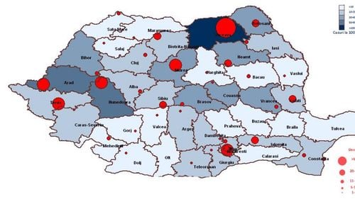 GRAFICE Numărul de cazuri de coronavirus a scăzut săptămâna trecută cu 10,5% în România / 1 din 7 persoane infectate este cadru medical / 64,3% din cei care au murit erau bărbați