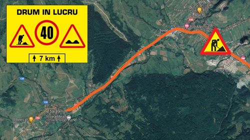 Lucrări pe DN13 A, la Sovata / Vor dura 3 săptămâni