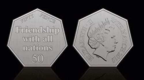 Marea Britanie lansează în circulaţie noua monedă de 50 de pence cu ocazia Brexitului