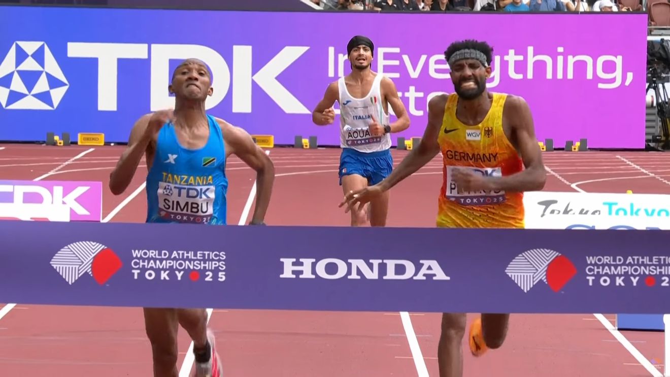 CM de Atletism de la Tokyo: Tanzanianul Alphonce Simbu a câştigat maratonul la photo finish