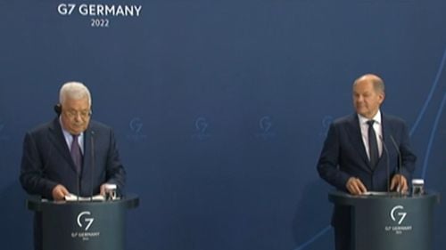 Cancelarul Germaniei, Olaf Scholz, își exprimă dezgustul față de declarațiile președintelui Mahmoud Abbas care a comparat atitudinea Israelului față de palestinieni cu Holocaustul