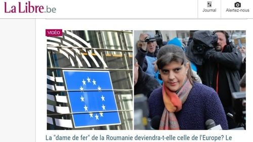 Presa belgiană: Va deveni Kovesi ”doamna de fier” a Europei?