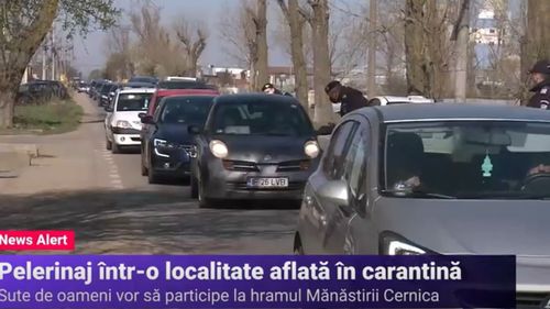 Pelerinaj la moaște la Mănăstirea Cernica din județul Ilfov, deși localitatea este în carantină