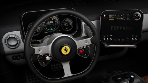 Ferrari dezvăluie numele și primele imagini cu interiorul primului său model electric / Modelul Luce va fi prezentat complet în luna Mai
